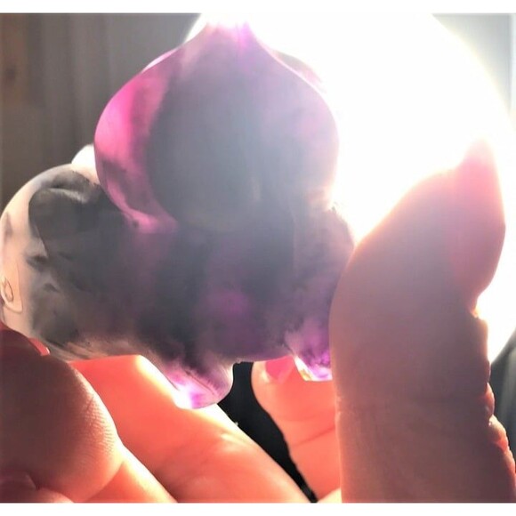 Fluorite Bulbasaur Carving - Picture 5 of 5